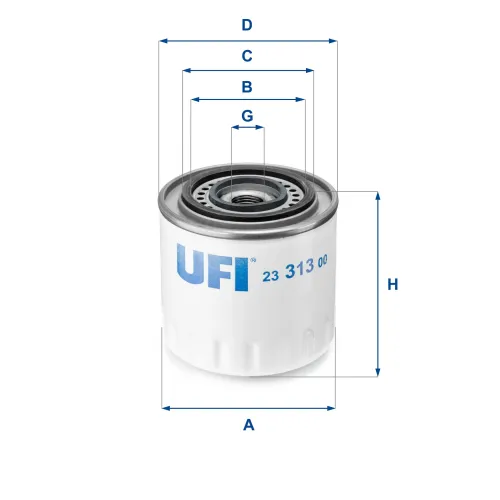 Ölfilter UFI 23.313.00 Bild Ölfilter UFI 23.313.00