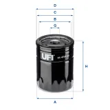 Ölfilter UFI 23.414.00