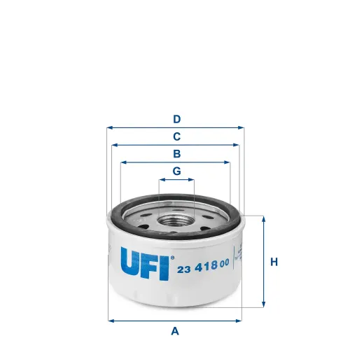 Ölfilter UFI 23.418.00 Bild Ölfilter UFI 23.418.00