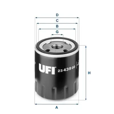 Ölfilter UFI 23.439.00