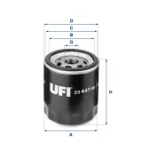 Ölfilter UFI 23.447.00