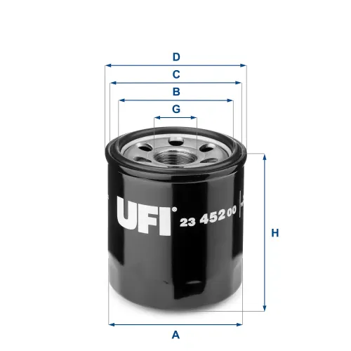 Ölfilter UFI 23.452.00 Bild Ölfilter UFI 23.452.00