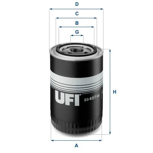 Ölfilter UFI 23.457.00 Bild Ölfilter UFI 23.457.00