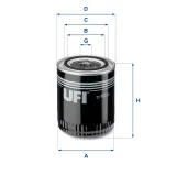 Ölfilter UFI 23.465.00