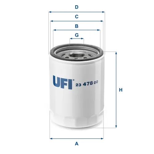 Ölfilter UFI 23.478.00 Bild Ölfilter UFI 23.478.00