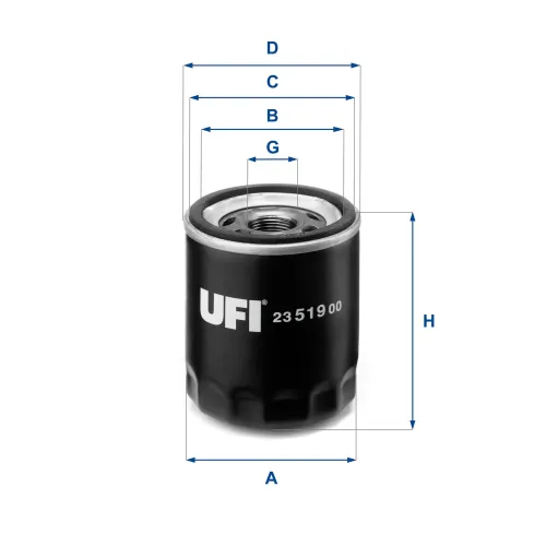 Ölfilter UFI 23.519.00 Bild Ölfilter UFI 23.519.00