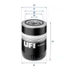 &Ouml;lfilter UFI 23.546.00