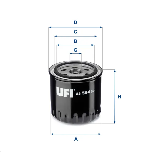 Ölfilter UFI 23.564.00 Bild Ölfilter UFI 23.564.00