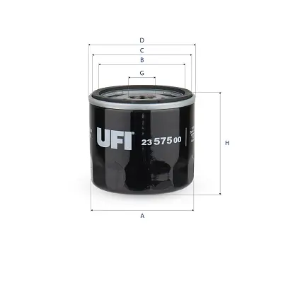 Ölfilter UFI 23.575.00 Bild Ölfilter UFI 23.575.00