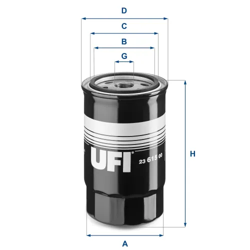 Ölfilter UFI 23.615.00 Bild Ölfilter UFI 23.615.00