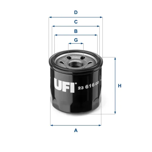 Ölfilter UFI 23.616.00 Bild Ölfilter UFI 23.616.00