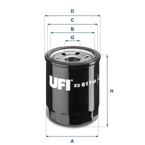 Ölfilter UFI 23.617.00 Bild Ölfilter UFI 23.617.00