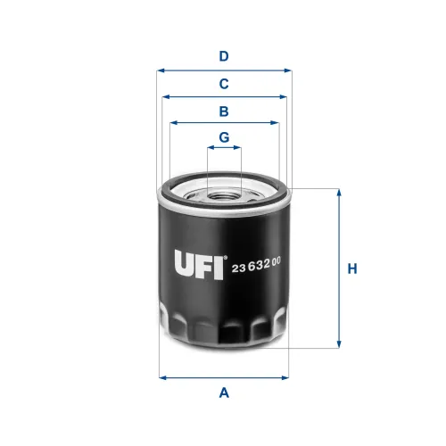 Ölfilter UFI 23.632.00 Bild Ölfilter UFI 23.632.00