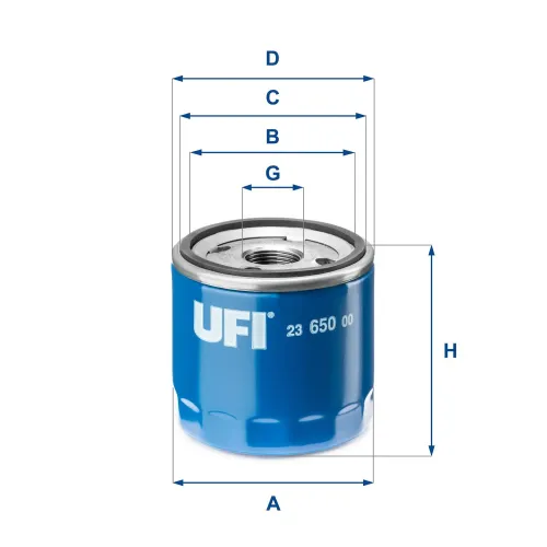 Ölfilter UFI 23.650.00 Bild Ölfilter UFI 23.650.00