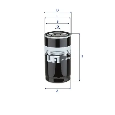 Ölfilter UFI 23.651.00