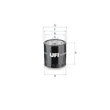 Ölfilter UFI 23.721.00