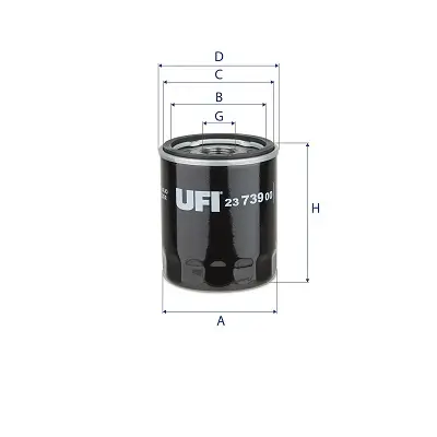 Ölfilter UFI 23.739.00 Bild Ölfilter UFI 23.739.00