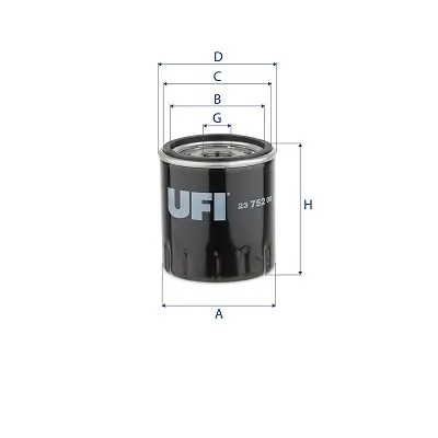 Ölfilter UFI 23.752.00 Bild Ölfilter UFI 23.752.00