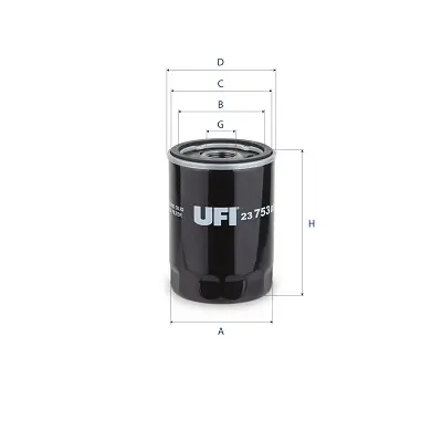 Ölfilter UFI 23.753.00 Bild Ölfilter UFI 23.753.00