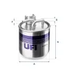 Kraftstofffilter UFI 24.002.00