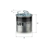 Kraftstofffilter UFI 24.006.00