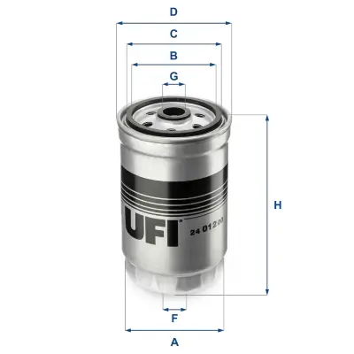 Kraftstofffilter UFI 24.012.00