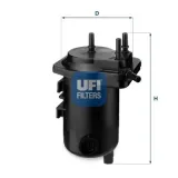 Kraftstofffilter UFI 24.013.00