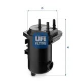 Kraftstofffilter UFI 24.014.00