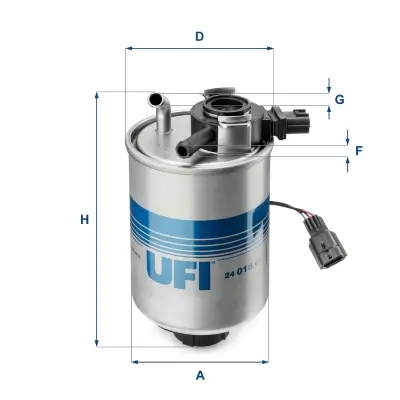 Kraftstofffilter UFI 24.018.01