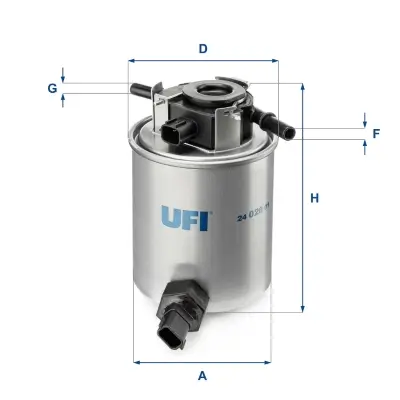Kraftstofffilter UFI 24.020.01