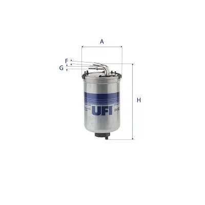 Kraftstofffilter UFI 24.022.00 Bild Kraftstofffilter UFI 24.022.00
