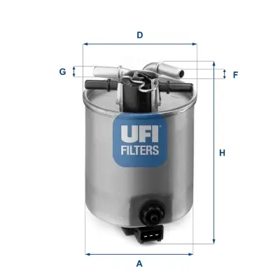 Kraftstofffilter UFI 24.025.01 Bild Kraftstofffilter UFI 24.025.01