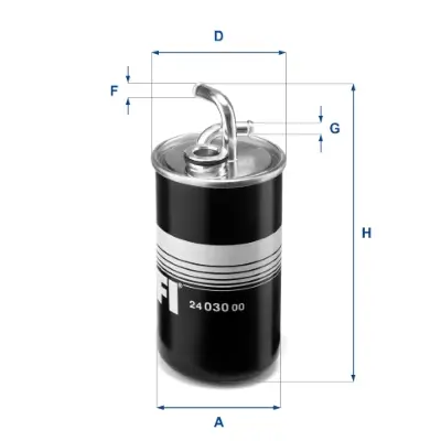 Kraftstofffilter UFI 24.030.00