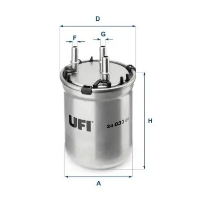 Kraftstofffilter UFI 24.033.00