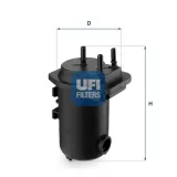 Kraftstofffilter UFI 24.051.00