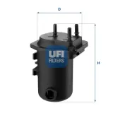 Kraftstofffilter UFI 24.052.00