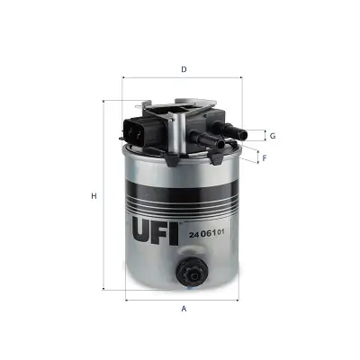 Kraftstofffilter UFI 24.061.01