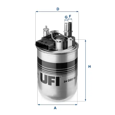 Kraftstofffilter UFI 24.080.00 Bild Kraftstofffilter UFI 24.080.00