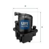 Kraftstofffilter UFI 24.087.00