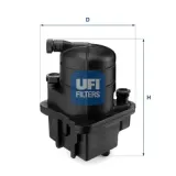 Kraftstofffilter UFI 24.088.00