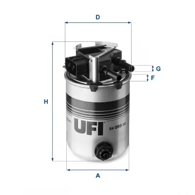 Kraftstofffilter UFI 24.095.00 Bild Kraftstofffilter UFI 24.095.00