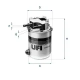 Kraftstofffilter UFI 24.095.04