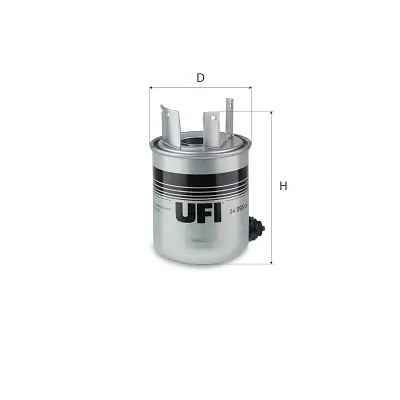 Kraftstofffilter UFI 24.095.06