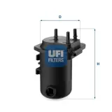 Kraftstofffilter UFI 24.098.00