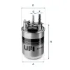 Kraftstofffilter UFI 24.104.01