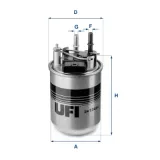 Kraftstofffilter UFI 24.104.01