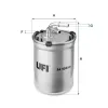 Kraftstofffilter UFI 24.106.00
