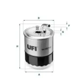 Kraftstofffilter UFI 24.107.00