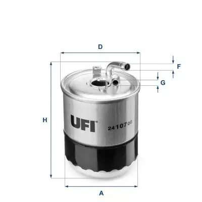 Kraftstofffilter UFI 24.107.00 Bild Kraftstofffilter UFI 24.107.00