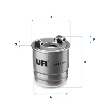 Kraftstofffilter UFI 24.111.00 Bild Kraftstofffilter UFI 24.111.00